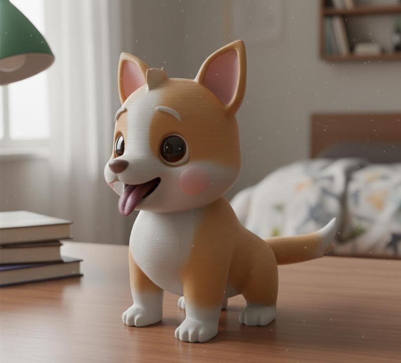 🐶Cute Smiley Dog STL