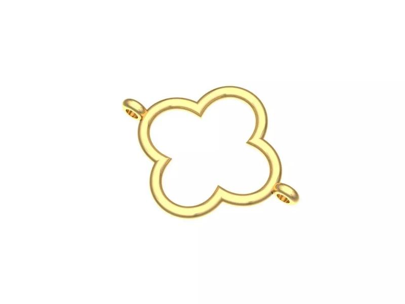 clover pendant for necklace and bracelet