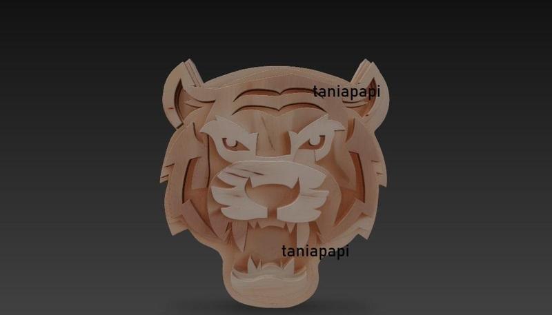 Lion wall decoration