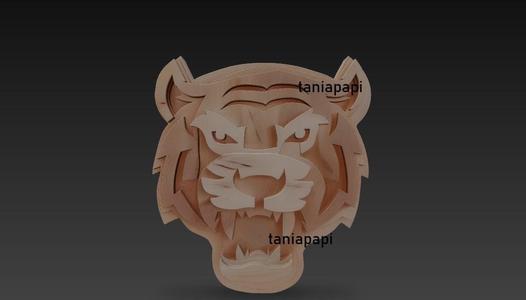 Lion wall decoration