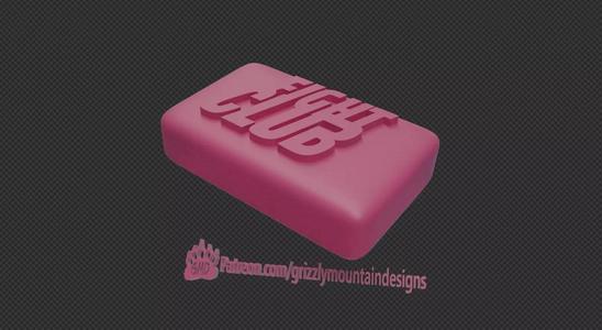 Fight Club Soap bar and mold for wax candle or soap
