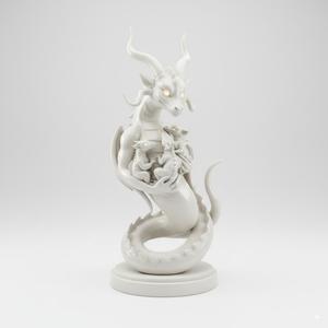 Majestic Dragon Mother V2 - Exquisite Fantasy Creature 3D Print Model