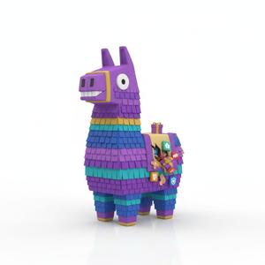 Loot Llama Piñata 3D Model – Stylized Game Inspired Collectible Figure for 3D Printing
