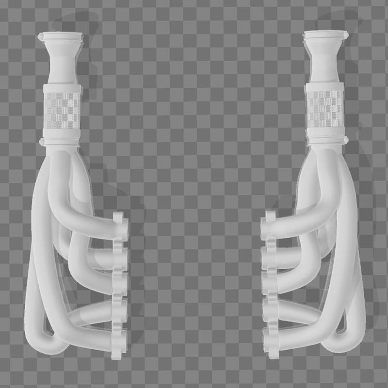 Exhaust 10 Cylinder FOR 64 - 43 SCALE ACCESSORIES