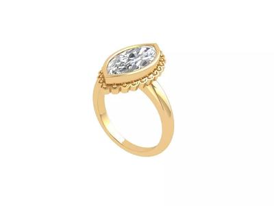 Marquise Solitaire Ring