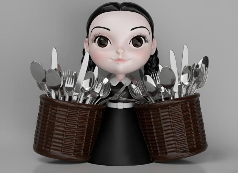 Wednesday's Cutlery Caddy