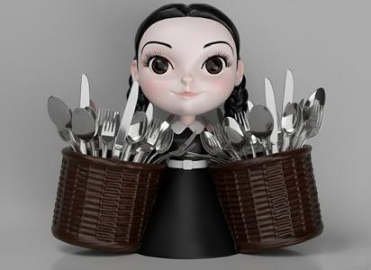 Wednesday's Cutlery Caddy