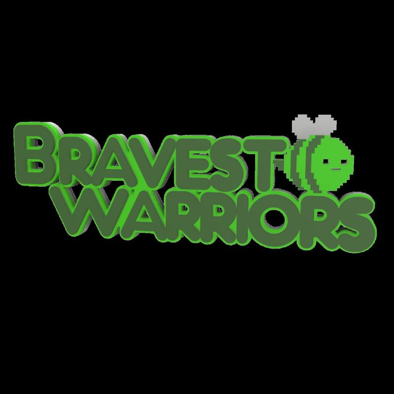 3D MULTICOLOR LOGO/SIGN - Bravest Warriors