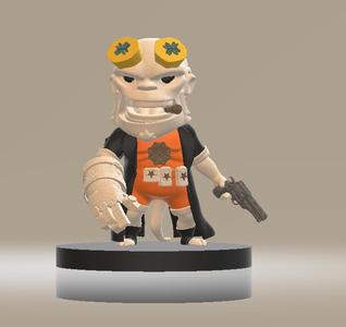 Rocket Raccoon Skeleton 3d printable model