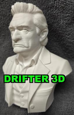 Johnny Cash Bust