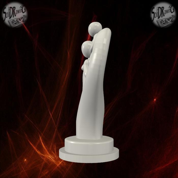 Father’s Day Heart Figurine – SoliDRawinGs SG797