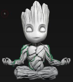 Baby Groot Zen