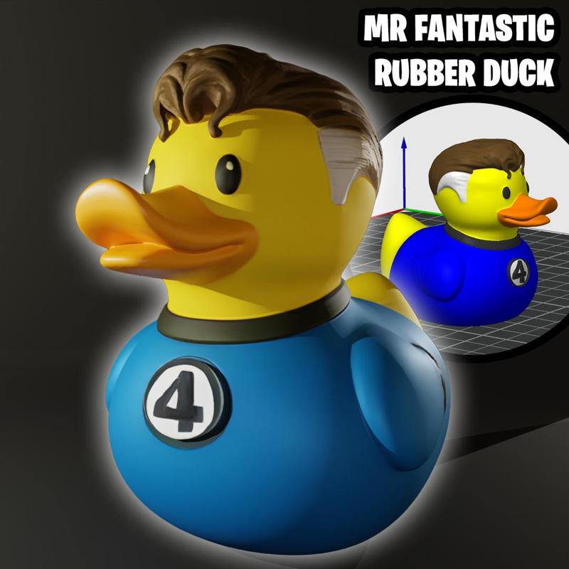 Rubber Duck - Mr. Fantastic from The Fantastic Four