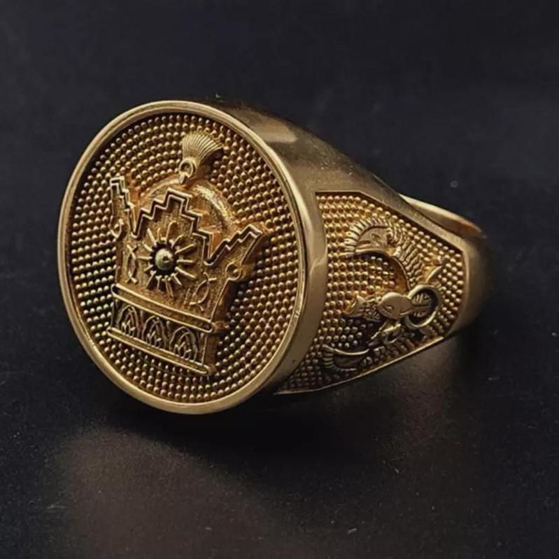 Farvahar and Crown Ring