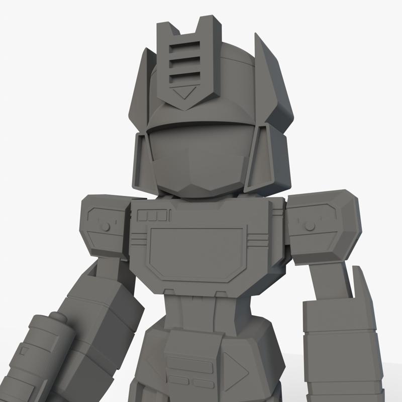 Decepticon Soundwave - Chibi/Stylized