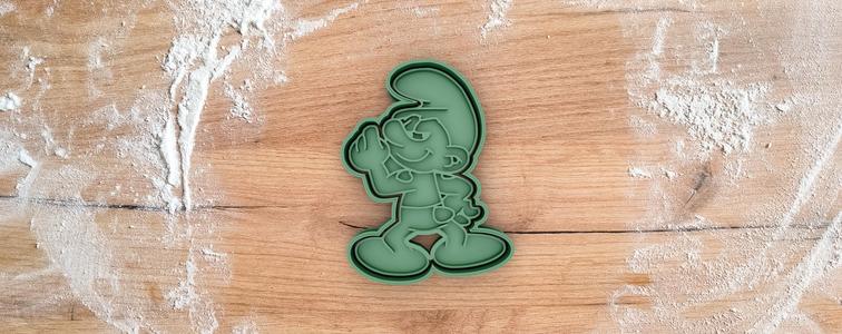 Hefty cookie cutter from the Smurfs