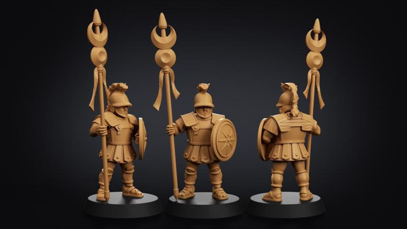 MACEDONIAN PHALANX 28MM STANDARD BEARER