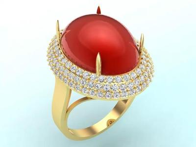 Gemstone Rings - Oval stone ring - Womens Rings