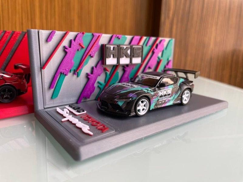 Mini GT HKS Toyota GR Supra Display Base