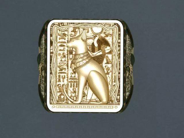 Egyptian Cat ring
