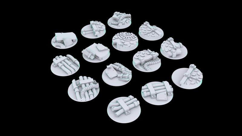 Sump City Base Toppers (for 25mm)