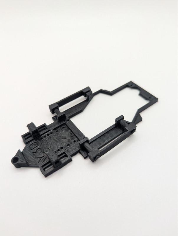 PACK 3D universal slot M6 chassis + 4 types of slot/scalextric cradles