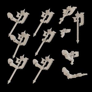 Excoriator Chainaxe Weapon Upgrades (World Eaters, Rampager Squad)