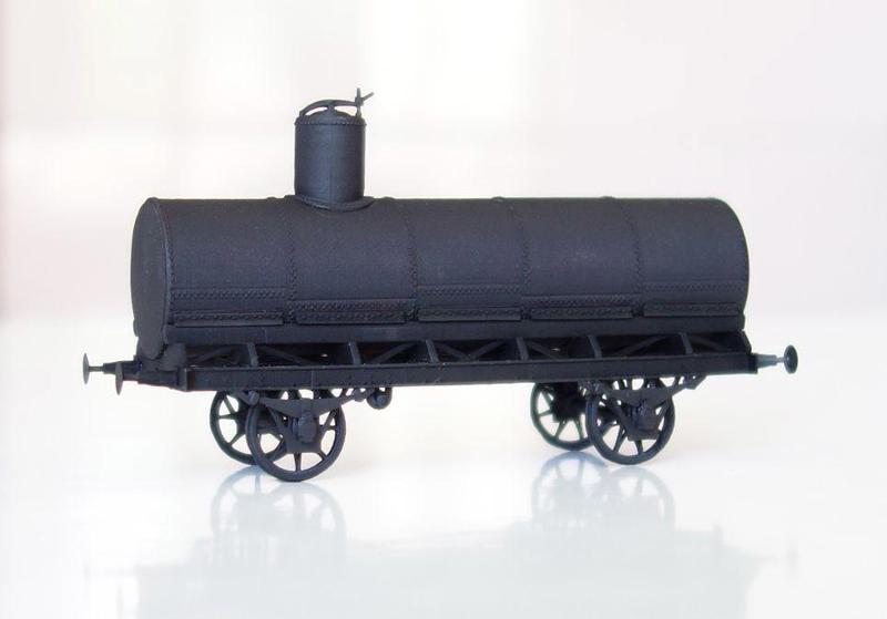 Russian "normalized" tank car 1:87 (H0)