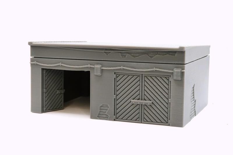 Soviet and East German - car garage Wargaming Terrain