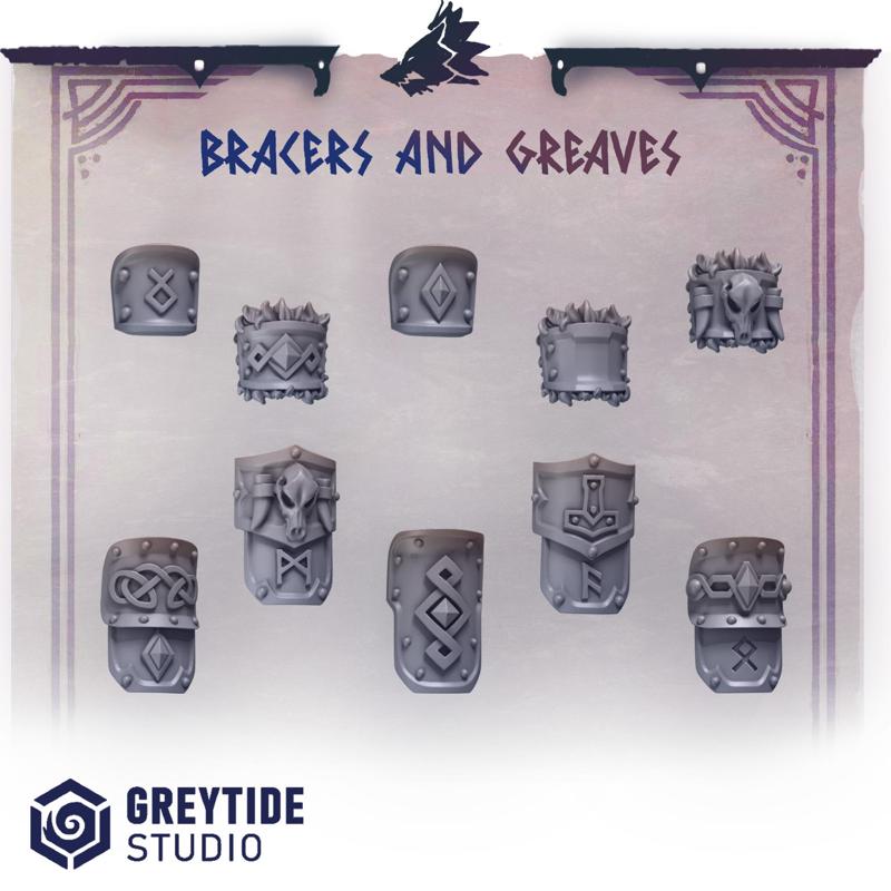 Bracers and greaves decorations PH