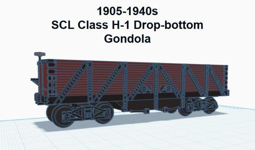 SCL Class H-1 Dropbottom Gondola (HO SCALE)