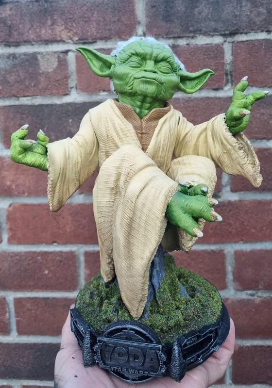 WICKED STAR WARS YODA BUST: TESTED AND READY FOR 3D PRINTING