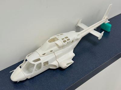 Airwolf Helicopter for Blender 1/24th scale