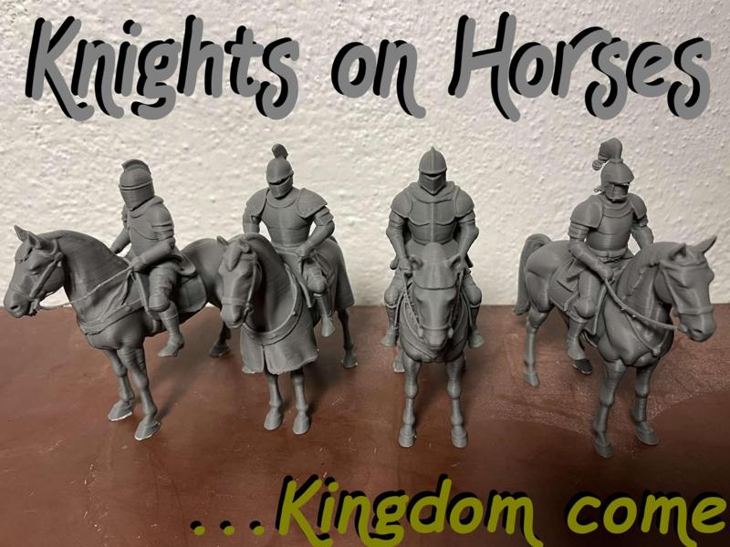 Knights on Horses Kingdom Come, War horse