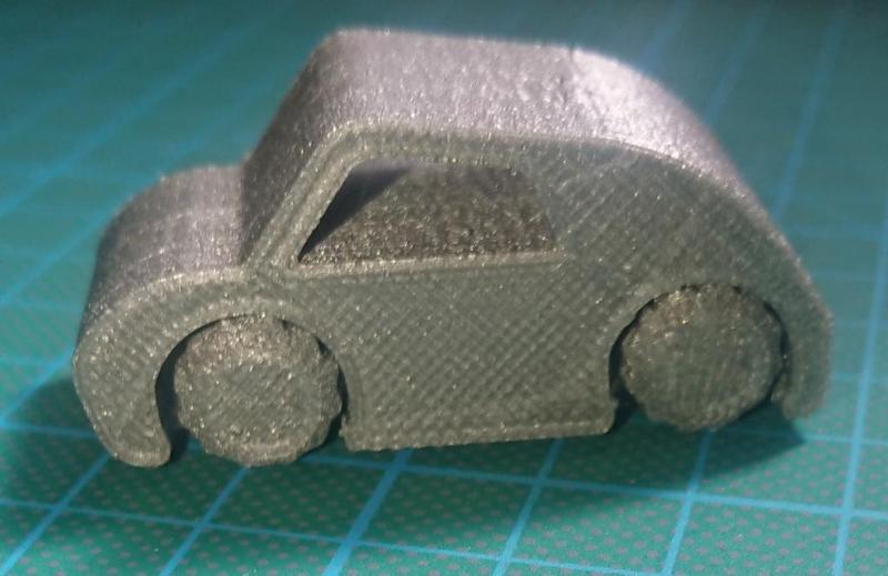 Car with moving wheels