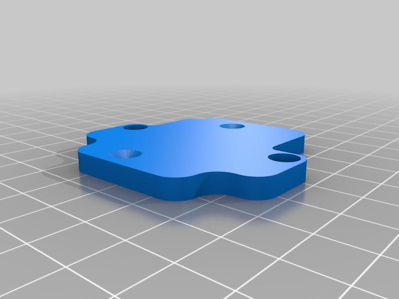 Hobbywing Max 10 mounting plate for LOSI LMT