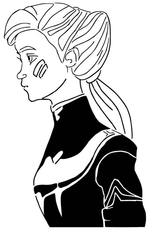 Senator Riyo Chuchi stencil