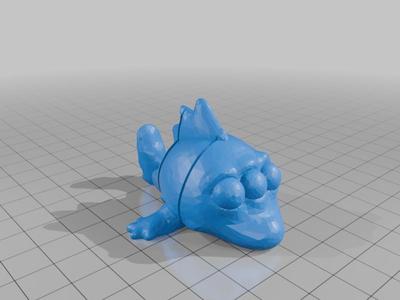 Articulated Simpson fish