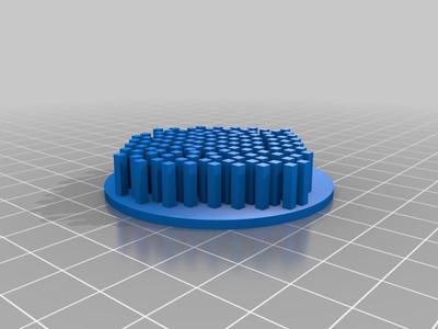 Paint brush scrubber
