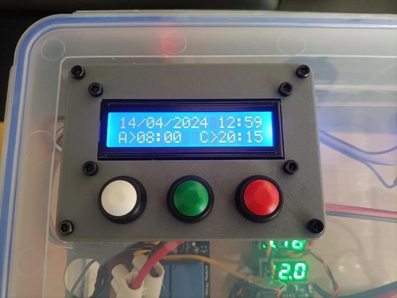 LCD 16x2 mount holder