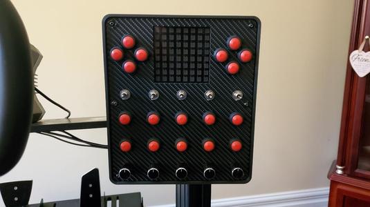 Sim Racing Button Box and LED Strip
