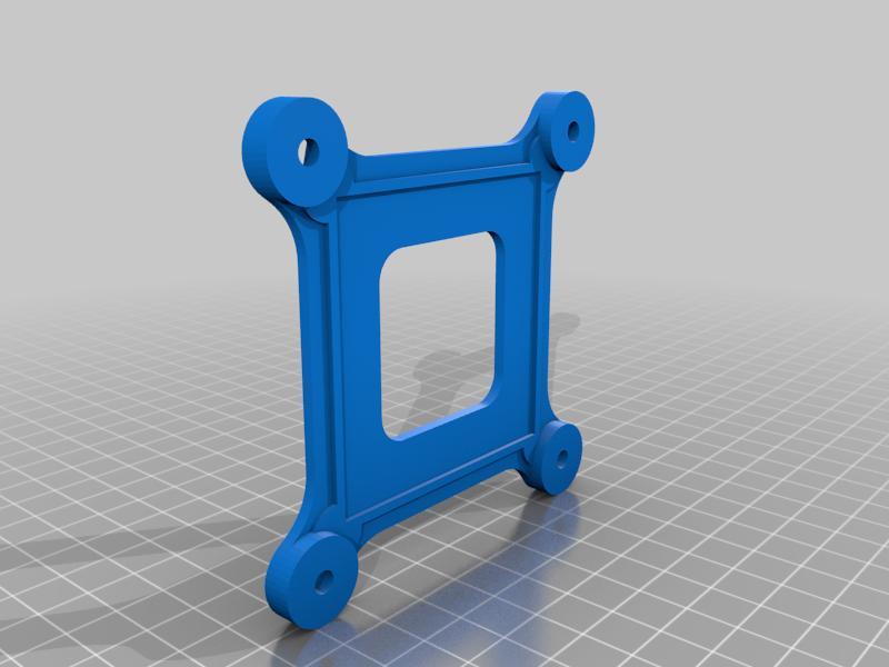 CPU cooler back plate ITX 1151