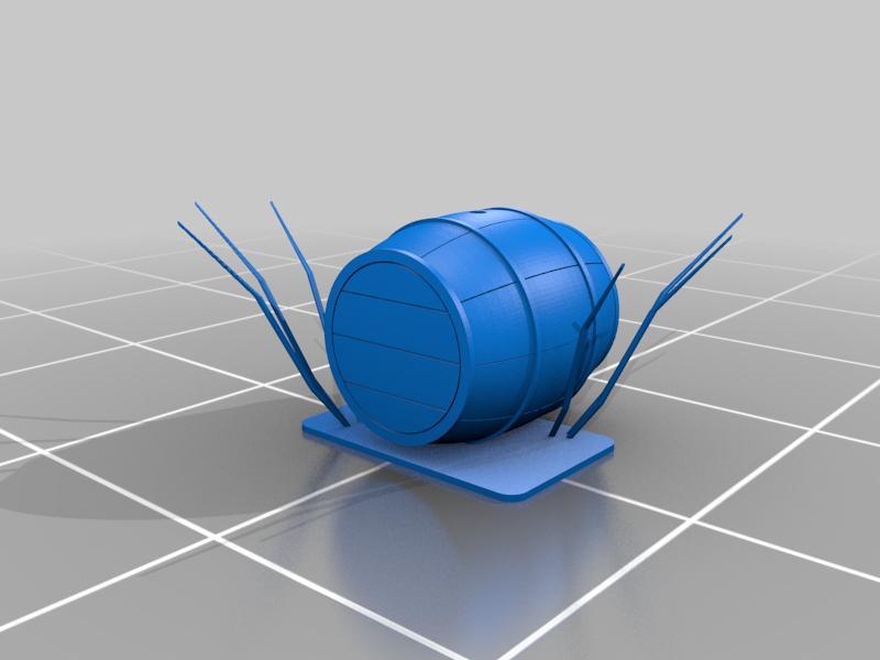 Barrel with plant stems fish tank/Aquarium decoration