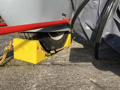 wheel chock for tire 14x4