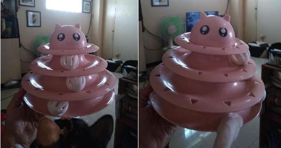 Cat Ball Toy (carousel not included; not a 3D print)