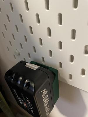 Makita Battery Mound for Ikea Skadis