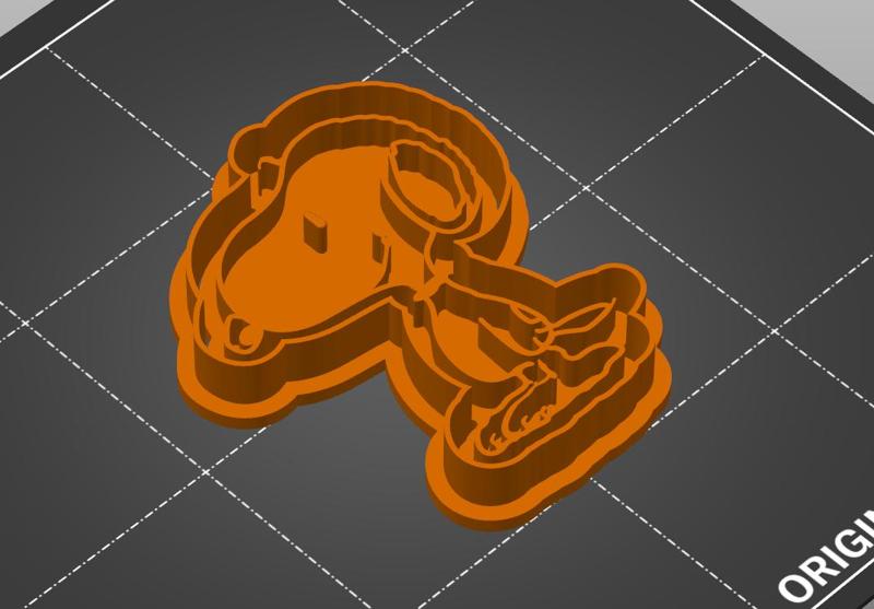 Snoopy cookie cutter