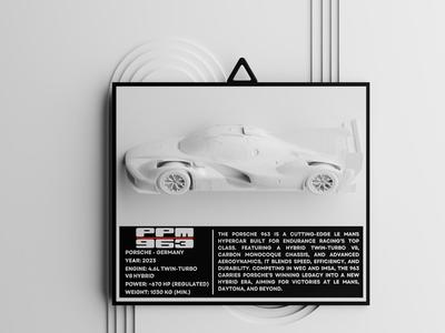Porsche 963 –  Wall Art