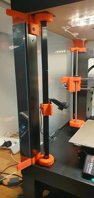 Webcam mount for Ikea Lack case