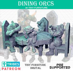 Dining orcs (SITTING FOLKS)